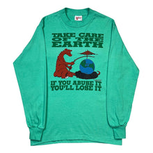 Load image into Gallery viewer, Vintage 1989 Blackthorn Dragon Nest Take Care Of The Earth Abuse it Lose It Long Sleeve Tee
