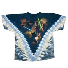 Load image into Gallery viewer, Vintage Liquid Blue Star Wars Tie Dye Movie Promo Tee
