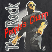 Load image into Gallery viewer, Vintage 1999 WWF The Rock People’s Champ Wrestling Tee
