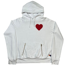 Load image into Gallery viewer, Aviator Nation Heart Stitch Pullover Hoodie Sweatshirt

