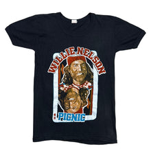 Load image into Gallery viewer, Vintage 1983 Willie Nelson Picnic King Of Hearts Live In Concert Music Tee
