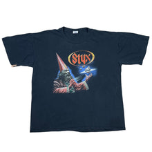 Load image into Gallery viewer, Vintage 2001 Styx Space Wizard Tour Tee
