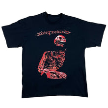 Load image into Gallery viewer, Vintage 1995 Sentenced Skeleton European Tour Band Tee
