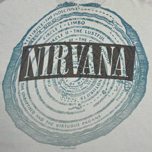 Load image into Gallery viewer, Vintage 2003 Nirvana Vestibule Big Print Band Tee
