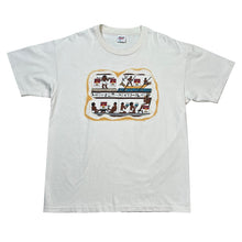 Load image into Gallery viewer, Vintage Campbells Soup Hieroglyphics The Art Of Winning Promo Tee

