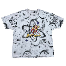 Load image into Gallery viewer, Vintage 1991 Viacom Mighty Mouse Space AOP Promo Tee
