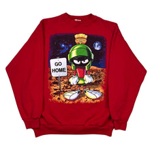 Load image into Gallery viewer, Vintage 1998 Looney Tunes Marvin The Martian Go Home Crewneck Sweatshirt
