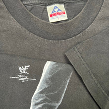 Load image into Gallery viewer, Vintage 1999 WWF The Rock Layin The Smackdown Wrestling Tee
