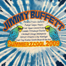 Load image into Gallery viewer, 2009 Jimmy Buffett Summerzcool Tour Tie Dye Tee
