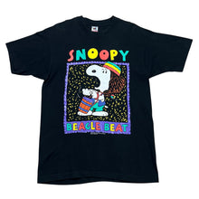 Load image into Gallery viewer, Vintage Peanuts Snoopy Beagle Beat Rasta Drummer Tee
