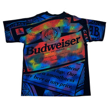 Load image into Gallery viewer, Vintage 1994 Budweiser Rainbow AOP Beer Promo Tee
