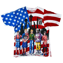 Load image into Gallery viewer, Vintage USA See You At The Pole AOP Art Tee
