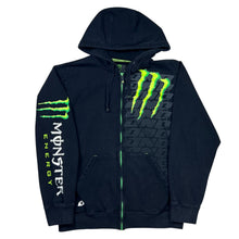 Load image into Gallery viewer, Vintage 2000s Monster Energy Zip Up Hoodie Sweatshirt
