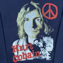 Load image into Gallery viewer, Vintage Kurt Cobain Peace &amp; Music Parking Lot Bootleg Crewneck Sweatshirt
