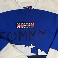 Load image into Gallery viewer, Vintage Tommy Hilfiger Jeans Flags USA Cotton Hockey Jersey
