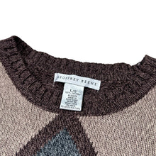 Load image into Gallery viewer, Vintage Geoffrey Beene Diamond Knit Sweater
