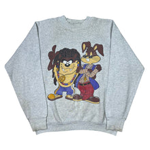 Load image into Gallery viewer, Vintage Looney Tunes Peace Unity Bugs Taz Parody Crewneck Sweatshirt
