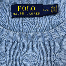 Load image into Gallery viewer, Polo Ralph Lauren 100% Tussah Silk Cableknit Sweater
