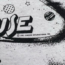 Load image into Gallery viewer, Vintage 1991 Viacom Mighty Mouse Space AOP Promo Tee
