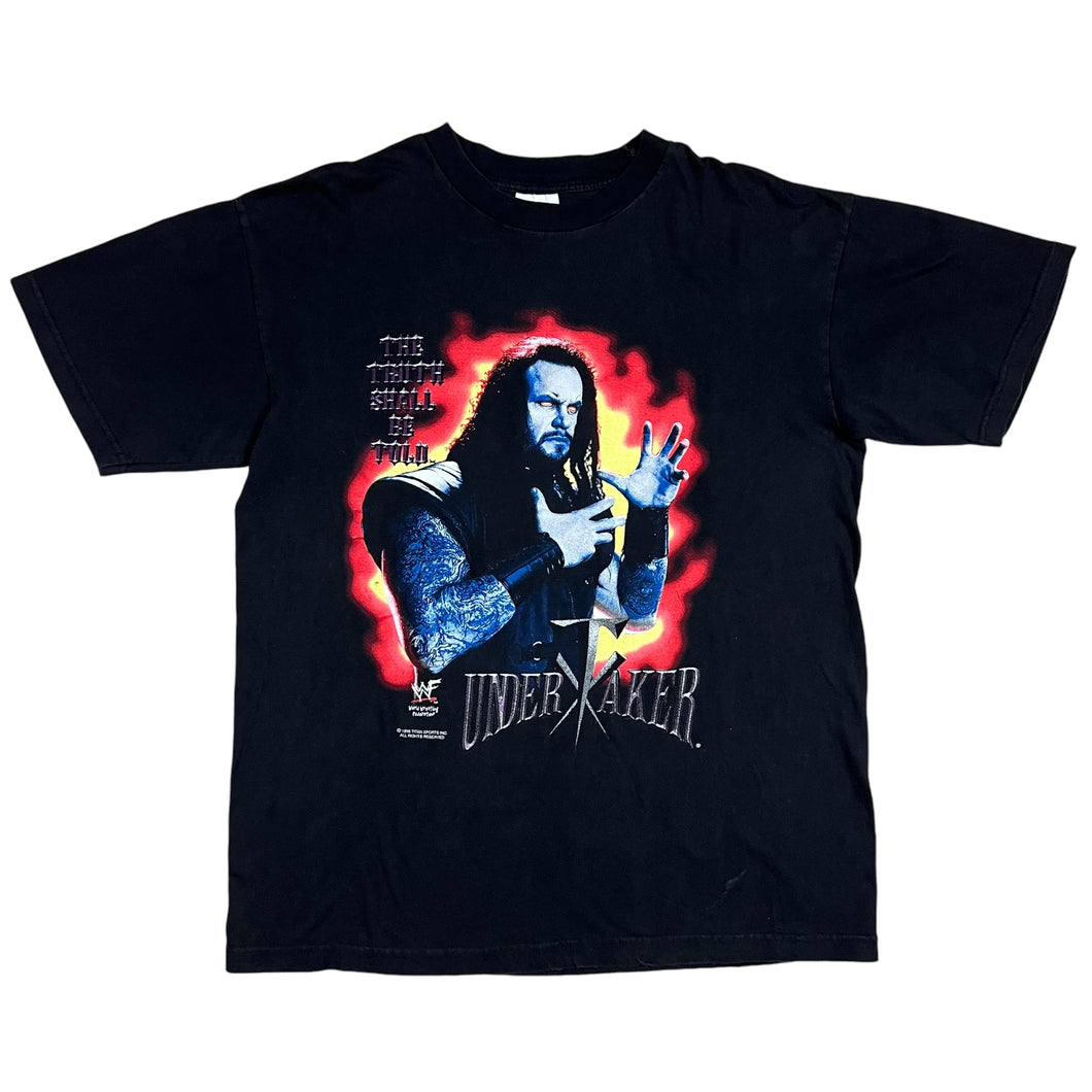 Vintage 1998 WWF Undertaker Rest In Peace Wrestling Tee