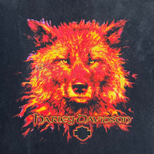 Load image into Gallery viewer, Vintage 2000 Harley Davidson Fire Wolf Motorcycle Tee
