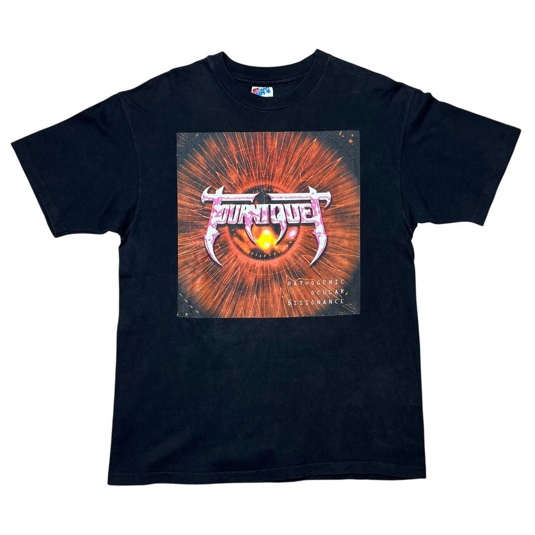 Vintage Tourniquet Pathogenic Ocular Dissonance Christian Metal Band Tee