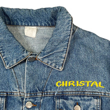 Load image into Gallery viewer, Vintage 1997 USS Stethem Disney Mickey Mouse Fantasia West Pac Souvenir Jean Jacket
