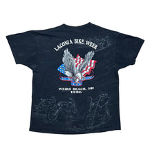 Load image into Gallery viewer, Vintage 1996 American Biker Leader Of The Pack Laconia Bike Week AOP Tee
