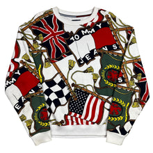 Load image into Gallery viewer, Tommy Hilfiger AOP Flags Retro Crewneck Sweatshirt
