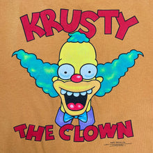 Load image into Gallery viewer, Vintage 1997 Krusty The Clown The Simpsons TV Show Promo Tee
