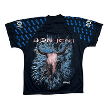 Load image into Gallery viewer, NWOT Vintage Bon Jovi Euro Bootleg AOP Band Tee
