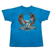 Load image into Gallery viewer, Vintage 1990 Harley Davidson Eagle V-Twin 3D Emblem Motorcycle Tee
