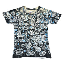 Load image into Gallery viewer, Vintage Skull Bubble AOP Tee

