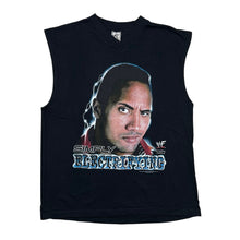 Load image into Gallery viewer, Vintage 2001 WWF The Rock Simply Electrifying Wrestling Sleeveless V-Neck Tee
