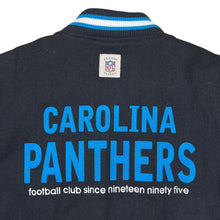 Load image into Gallery viewer, Reebok NFL Carolina Panthers Football Varsity Jacket
