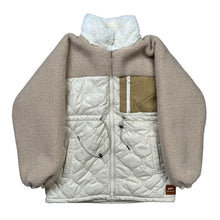 Load image into Gallery viewer, Women’s Oof Wear Eco-Sherling Quilted Nylon Shapes’ Lab Zip Up Jacket

