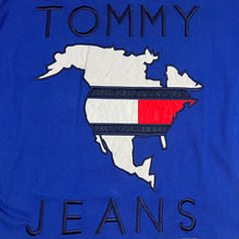 Load image into Gallery viewer, Vintage Tommy Hilfiger Jeans Flags USA Cotton Hockey Jersey
