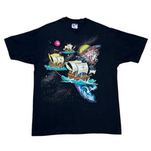Load image into Gallery viewer, Vintage 1992 Harlequin Intergalactic Space Ships Tee
