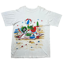 Load image into Gallery viewer, Vintage 1994 Looney Tunes Marvin The Martian &amp; K-9 Beach Day Tee
