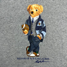 Load image into Gallery viewer, NWT Polo Ralph Lauren Football Bear Long Sleeve Hoodie Tee
