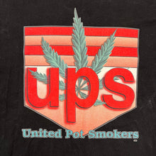 Load image into Gallery viewer, Vintage United Pot Smokers UPS Weed Parody Tee
