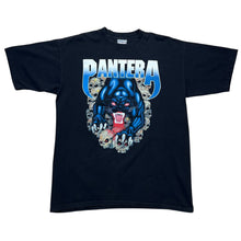 Load image into Gallery viewer, Vintage 2002 Pantera Panther Skulls Band Tee
