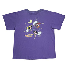 Load image into Gallery viewer, Vintage 2000 Cartoon Network Powerpuff Girls Pillow Fight TV Show Promo Tee
