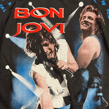 Load image into Gallery viewer, NWOT Vintage Bon Jovi Euro Bootleg AOP Band Tee
