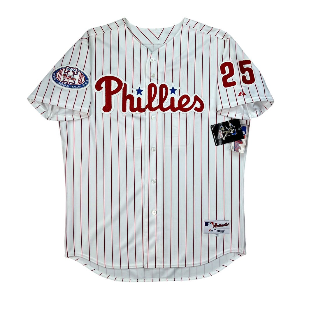 NWT 2004 Majestic Philadelphia Phillies Jim Thome Baseball Jersey