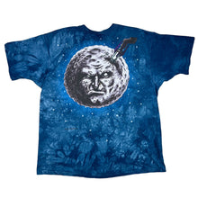 Load image into Gallery viewer, Vintage 1996 Liquid Blue Angry Sun &amp; Moon Tie Dye Tee
