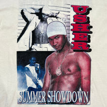 Load image into Gallery viewer, Vintage 2002 Usher Nas Summer Showdown Evolution Tour Parking Lot Bootleg Tee
