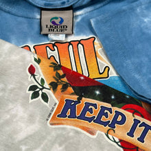 Load image into Gallery viewer, Vintage 1998 Liquid Blue Grateful Dead Keep It Green Farmer Tie Dye Band Tee
