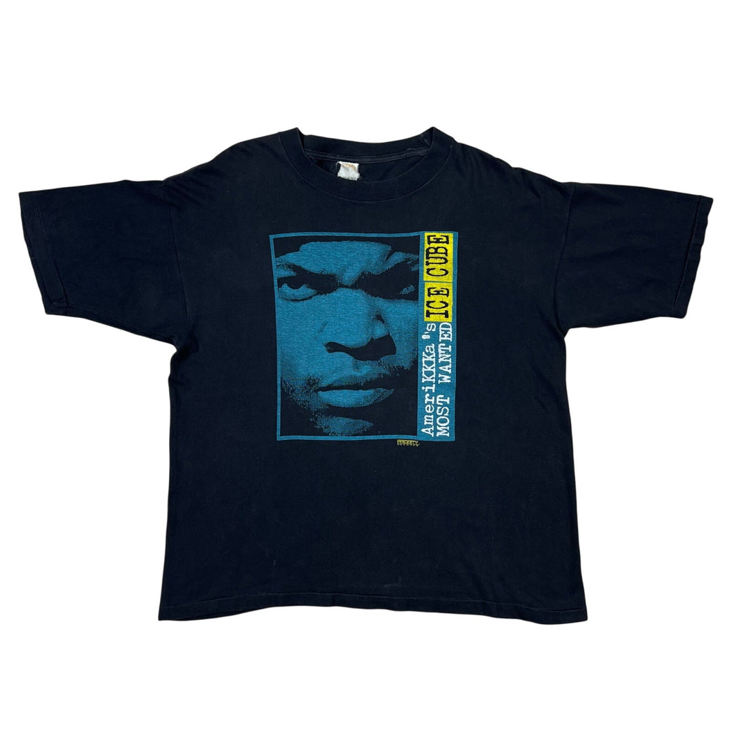 Vintage Ice Cube Amerikkka’s Most Wanted Rap Album Tee
