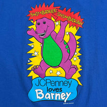 Load image into Gallery viewer, Vintage 1992 JCPenny Loves Barney TV Show Promo Tee
